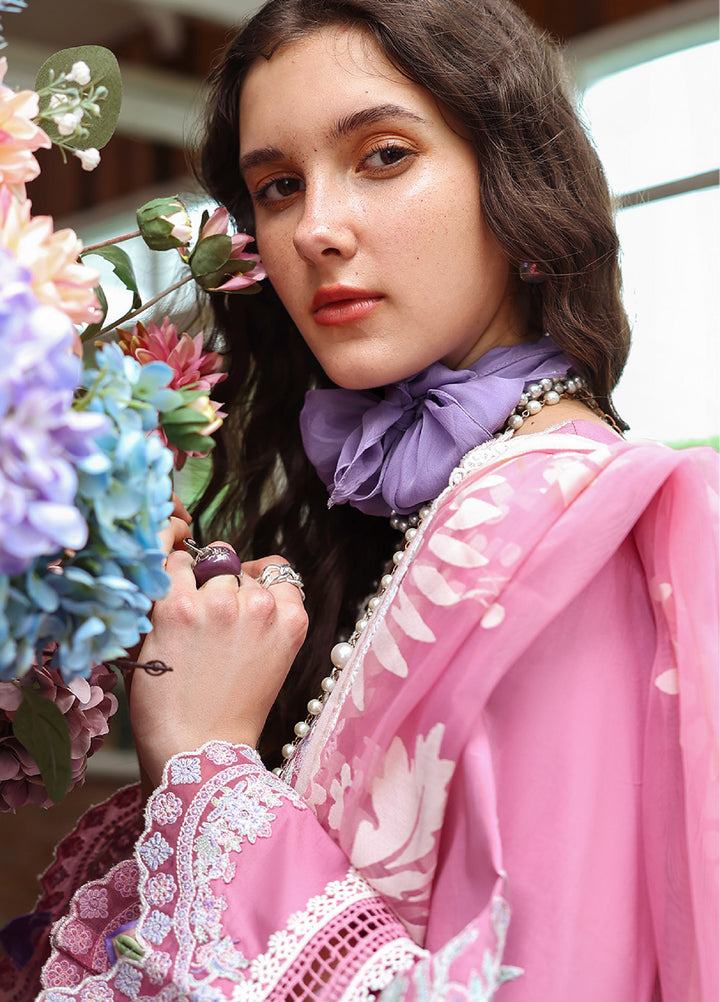 Belle Saison by Esmel Unstitched Embroidered Lawn 3 Piece Suit EML26ULB Elanor EUNSS260208 - Festive Collection