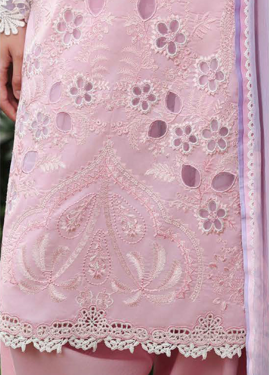 The Secret Garden by Mushq Unstitched Embroidered Lawn 3 Piece Suit MU26USG Rosewood Secret HUNSS260410 - Festive Collection