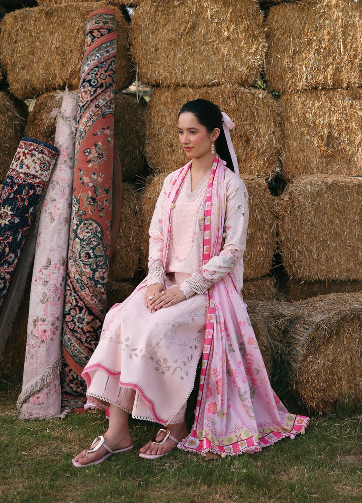 Summer Soiree by Zarposh Unstitched Embroidered Lawn 3 Piece Suit ZR26ULS Selyn - Festive Collection