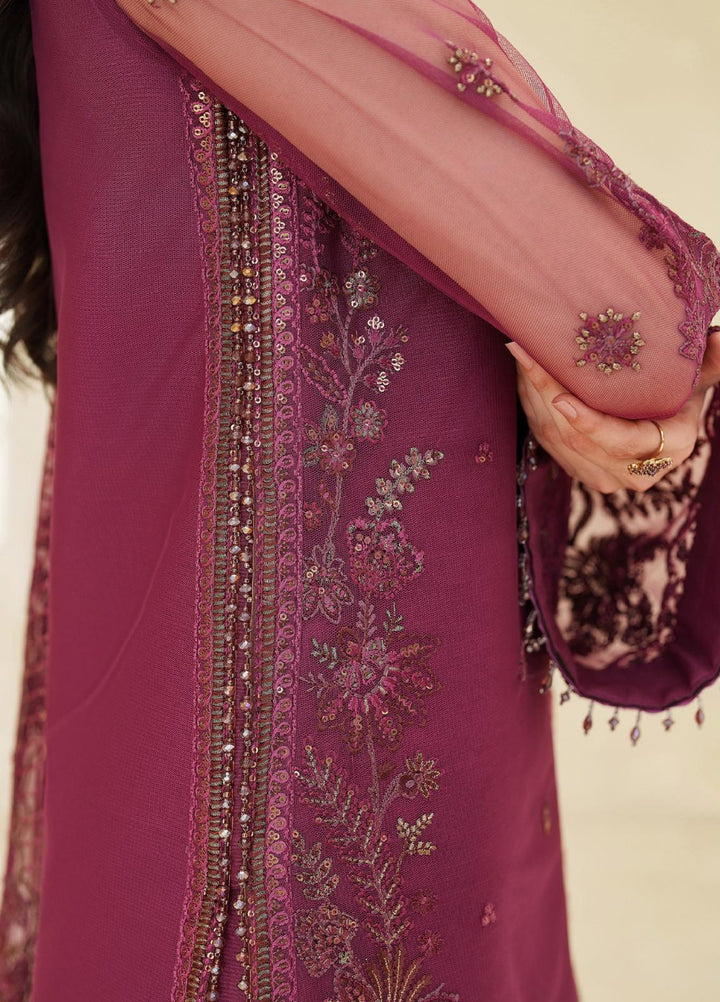 Meesa by Zarif Unstitched Net Embroidered Suits 3 Piece ZR25UF ZRF-ML-03 ORILA - Winter Collection