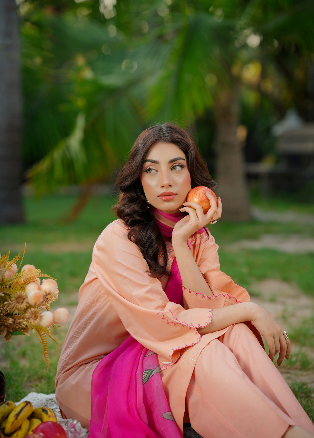 Daily Luxe by Huma Gul Unstitched Printed Lawn 3 Piece Suit MANHAHG-1104 - Casual Collection