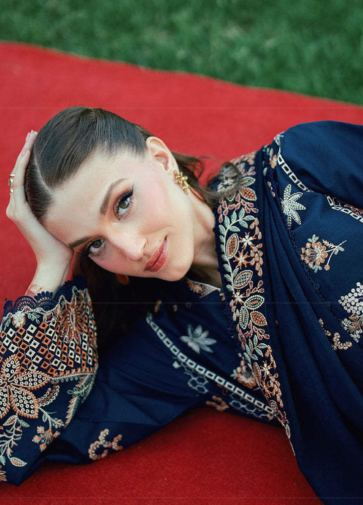 Florent Unstitched Embroidered Lawn 3 Piece Suit FL26ULE FEF-1B - Eid Collection
