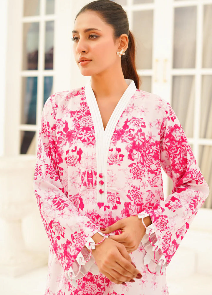 Nairah Women Pret Printed Arabic Lawn Suit NAH26PN Floral Blush - Spring Collection