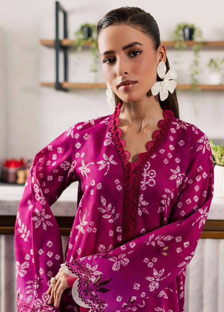 Ballerina by Nureh Unstitched Printed Chikankari Lawn 2 Piece Suit NU26UBCL NU2-218 - Casual Collection