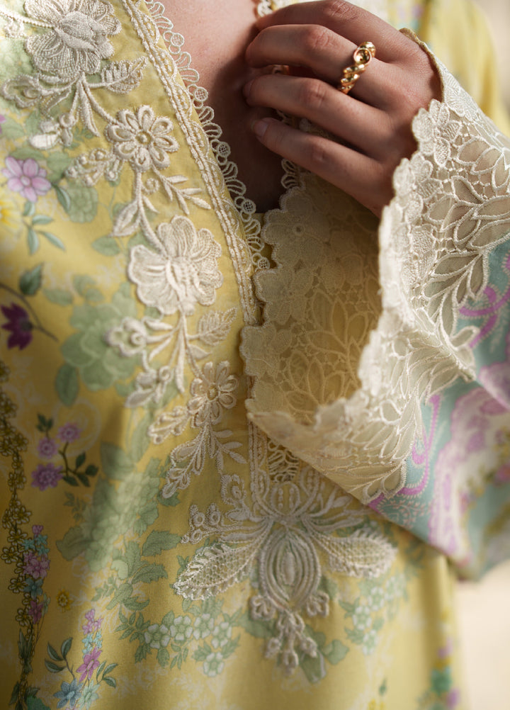 Summer Lines by Neeshay Unstitched Printed and Embroidered Lawn 3 Piece Suit NSH26ULS Virella - Eid Collection