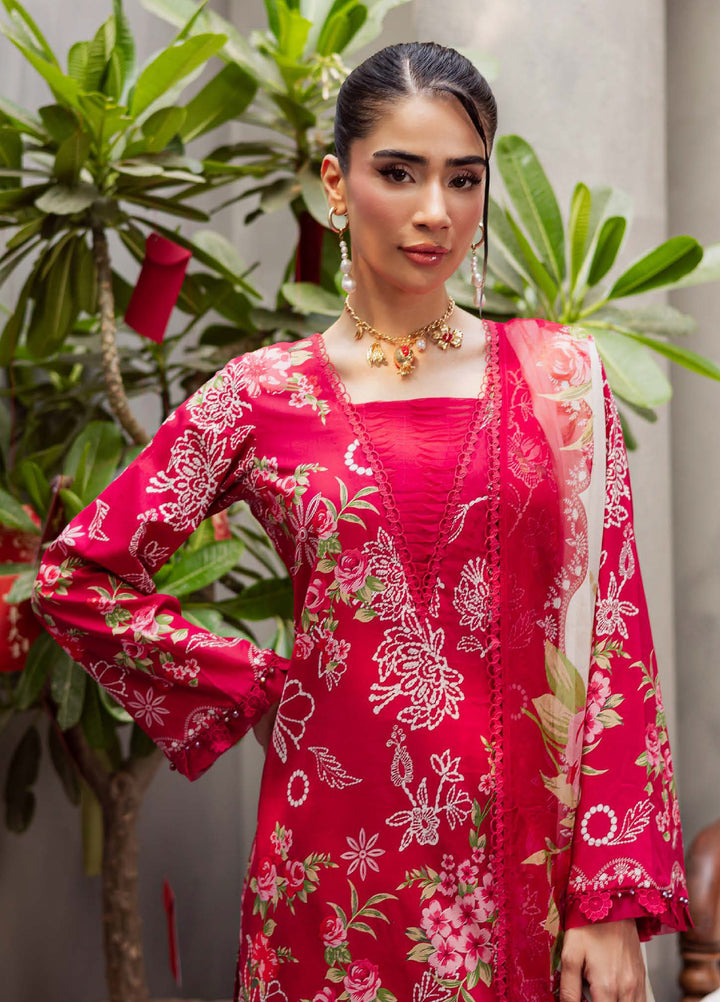Signature Prints by Nureh Unstitched Printed Lawn 3 Piece Suit NU26USL SP-160 - Summer Collection