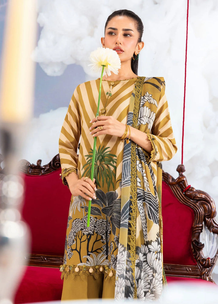 M Basics by Maria B Unstitched Embroidered Lawn 3 Piece Suit MB26SSEL MB-CUSV14-08A - Eid Collection