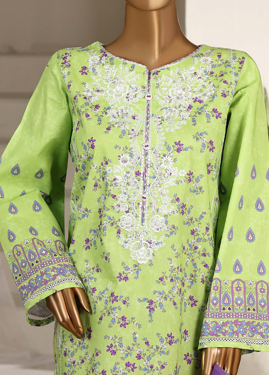 Guldozi by HZ Textiles RTW Embroidered Lawn 3 Piece Suit CPE-3P-028 - Summer Collection