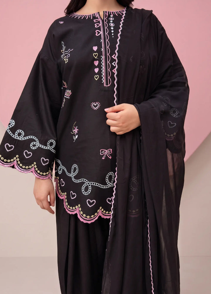 Scherezade Women RTW Embroidered Cotton Lawn 3 Piece Suit CONFETTI - Casual Collection