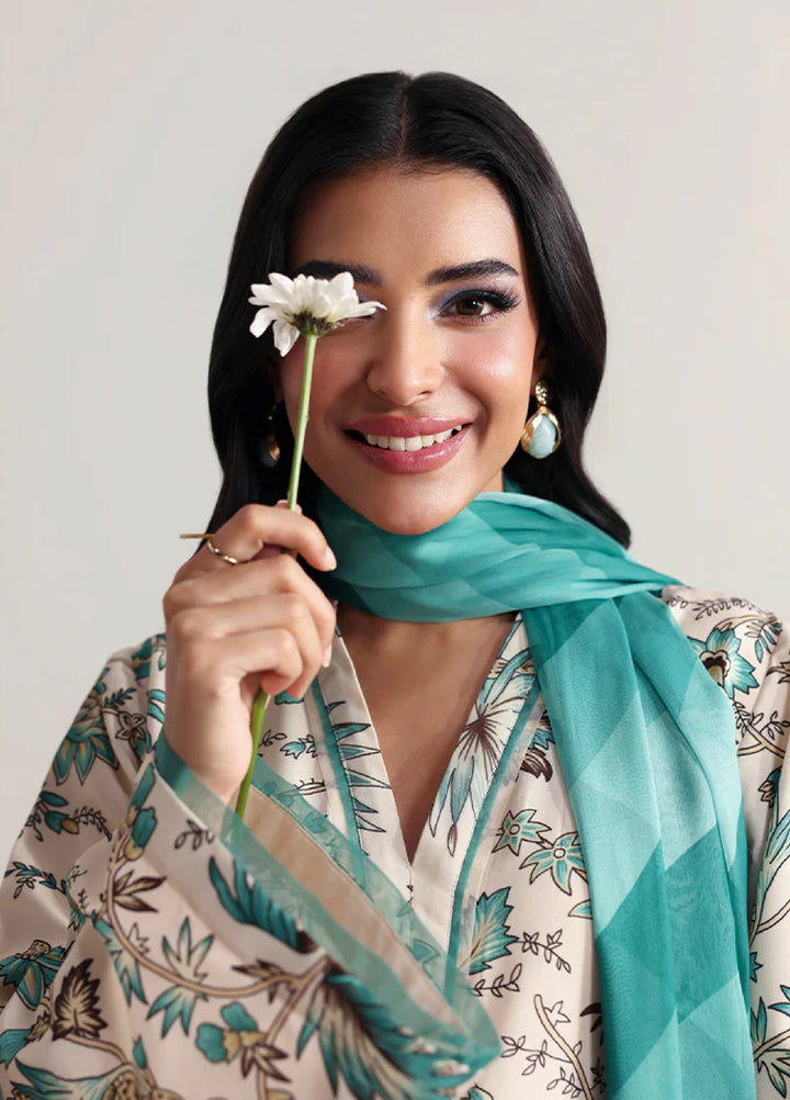 Basics by Gulaal Pret Embroidered Poly Lawn 2 Piece PL-08 Meadowe - Summer Collection