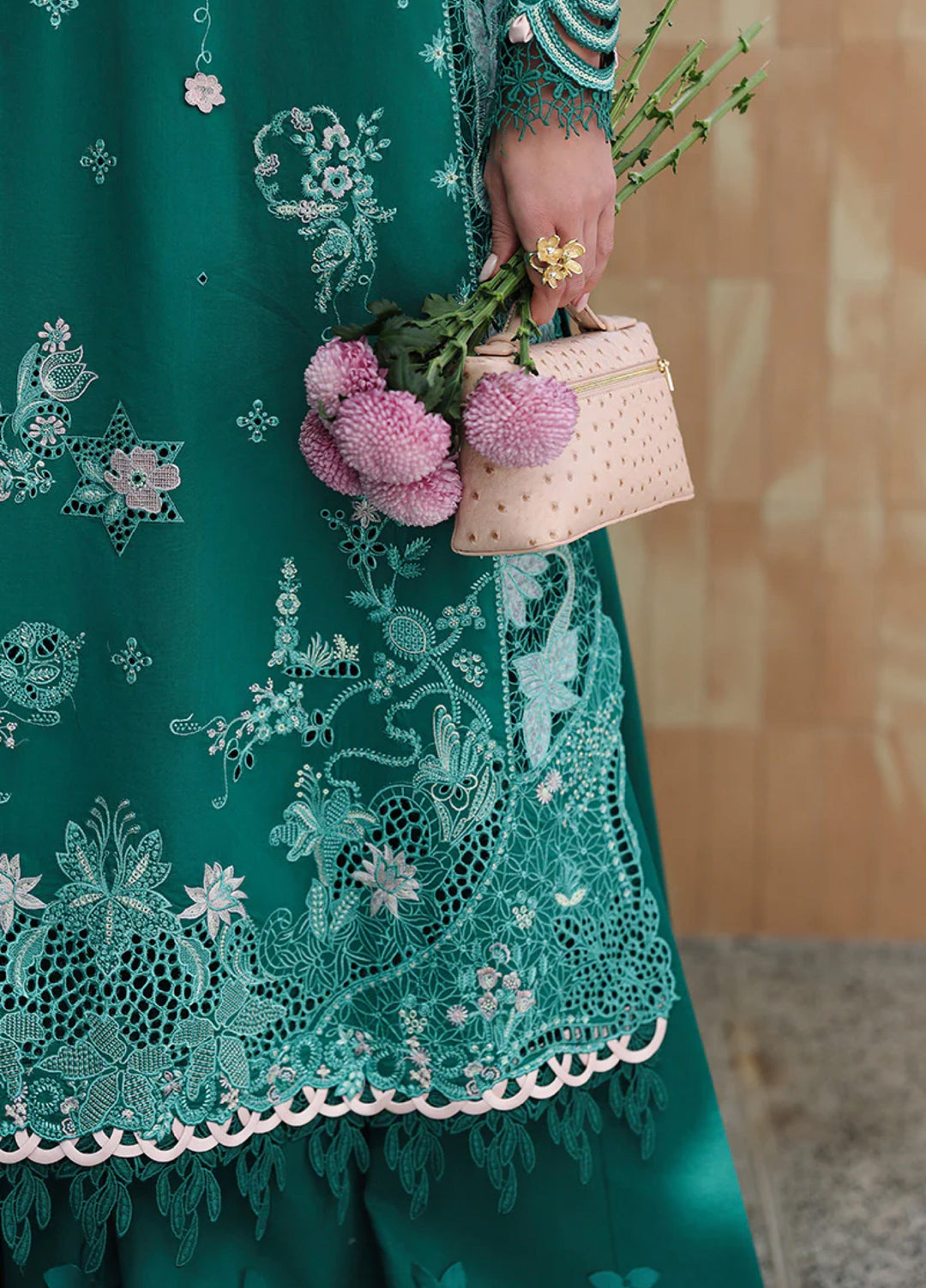 Qalamkar Chikankari Unstitched Embroidered Lawn 3 Piece Suit QLK26UCL CM-07 Rogue - Summer Collection