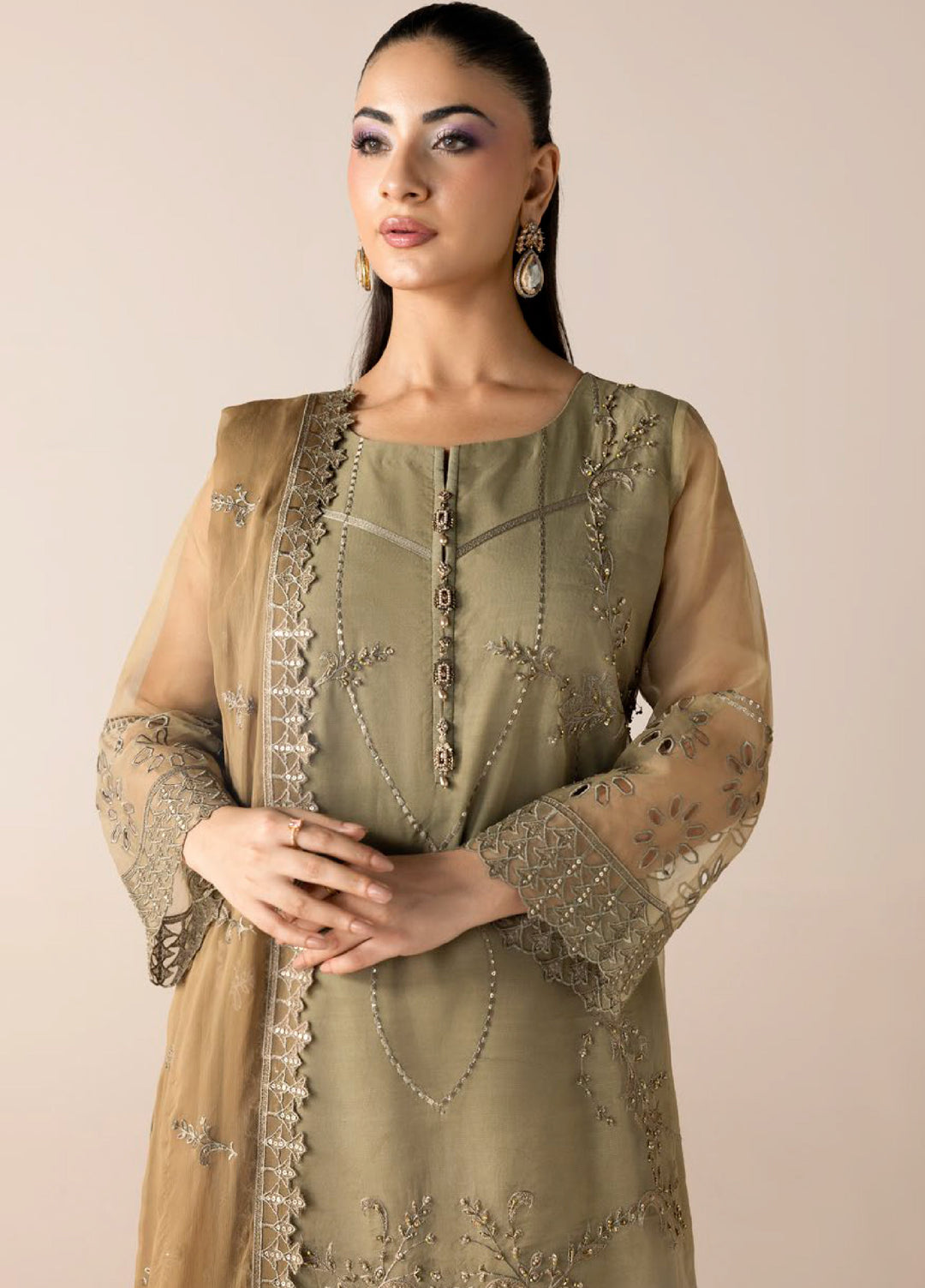 Aura by Zebtan RTW Embroidered Lawn 3 Piece Suit ZB26UAL A-10 - Festive Collection