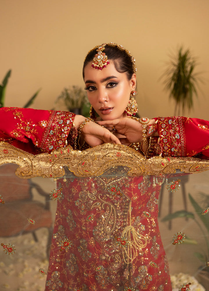 Sara Jahan Women RTW Embroidered Chiffon 3 Piece Suit SJ26RF SJ-1067 - Festive Collection