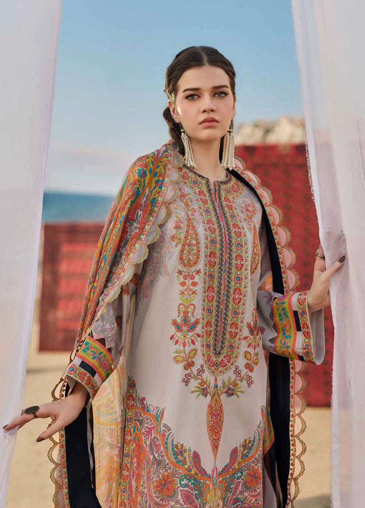 Swiss Miss by Charizma Unstitched Embroidered Swiss Voil 3 Piece Suit CHR26USM CSM6-02 - Summer Collection