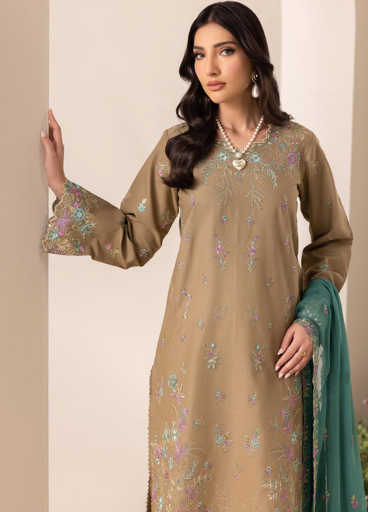 RajBari Exclusive Unstitched Embroidered Lawn 3 Piece Suit RB26UE D-3 - Summer Collection