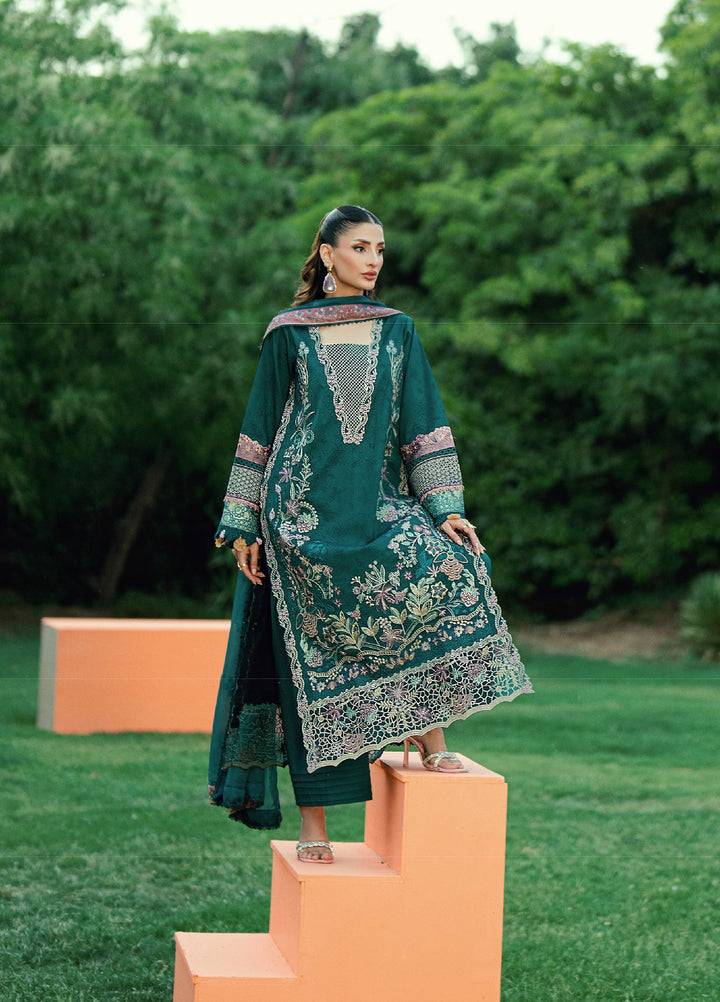 Florent Unstitched Embroidered Lawn 3 Piece Suit FL26ULE FEF-3B - Eid Collection