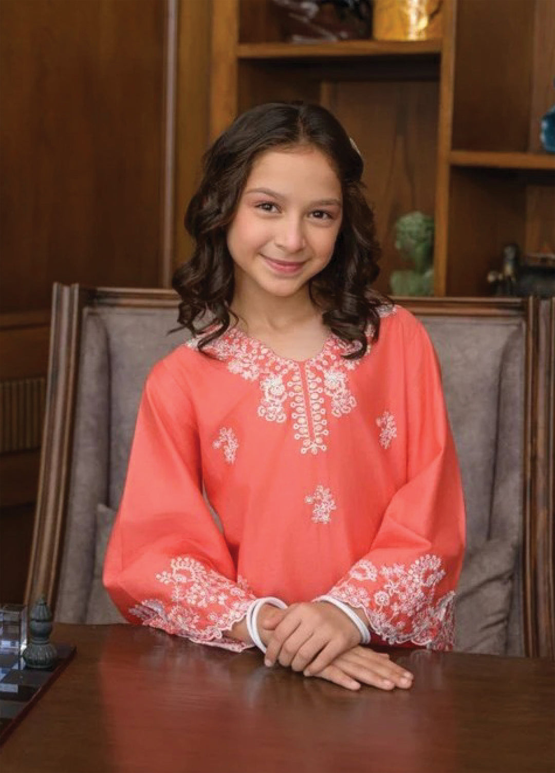 Fresh Birds Kids RTW Embroidered Lawn 2 Piece Suit Mahira-FB-11 - Casual Collection