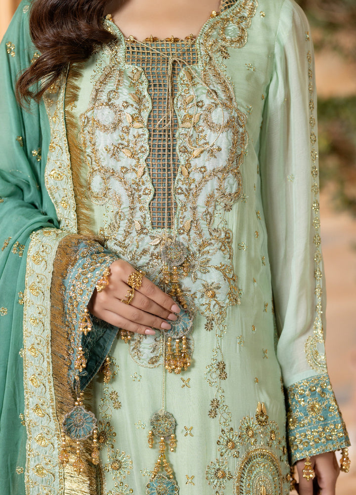 Sara Jahan Women RTW Embroidered Chiffon 3 Piece Suit SJ26RF SJ-1021 - Festive Collection