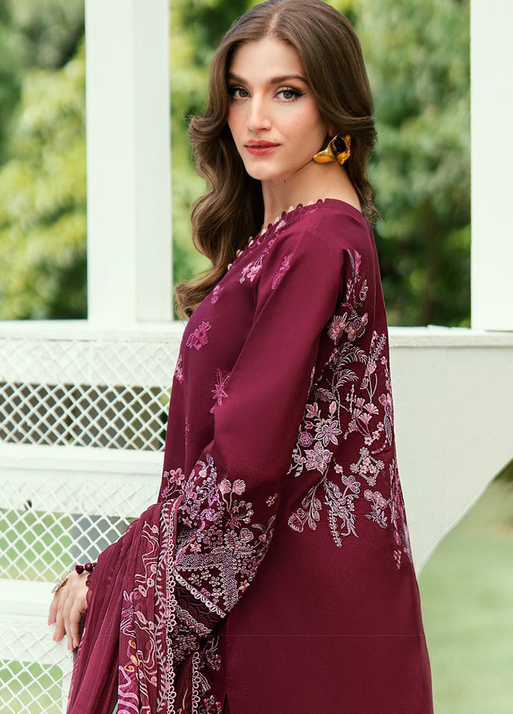 Florent Unstitched Embroidered Lawn 3 Piece Suit FL26ULE FEF-9 - Eid Collection