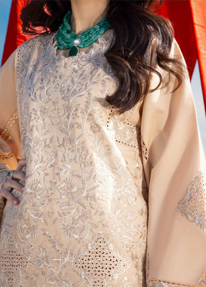 Rang Rasiya Premium Unstitched Embroidered Lawn 3 Piece Suit RR26UP D-5 Mayel - Festive Collection