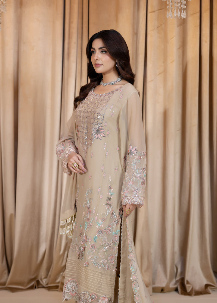 Daastan Raum by Sarb Unstitched Embroidered Chiffon 3 Piece Suit RS26UCD DCL-03 - Festive Collection