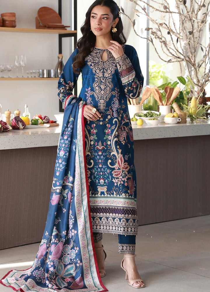 Delia by Gulaal Unstitched Embroidered Lawn 3 Piece Suit GL26UD D-10 Onyxa - Summer Collection