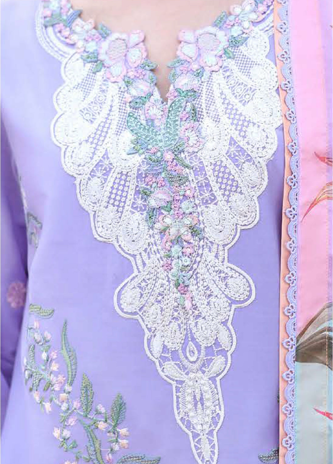 The Secret Garden by Mushq Unstitched Embroidered Lawn 3 Piece Suit MU26ULSG Hidden Dahlia HUNSS260207 - Festive Collection