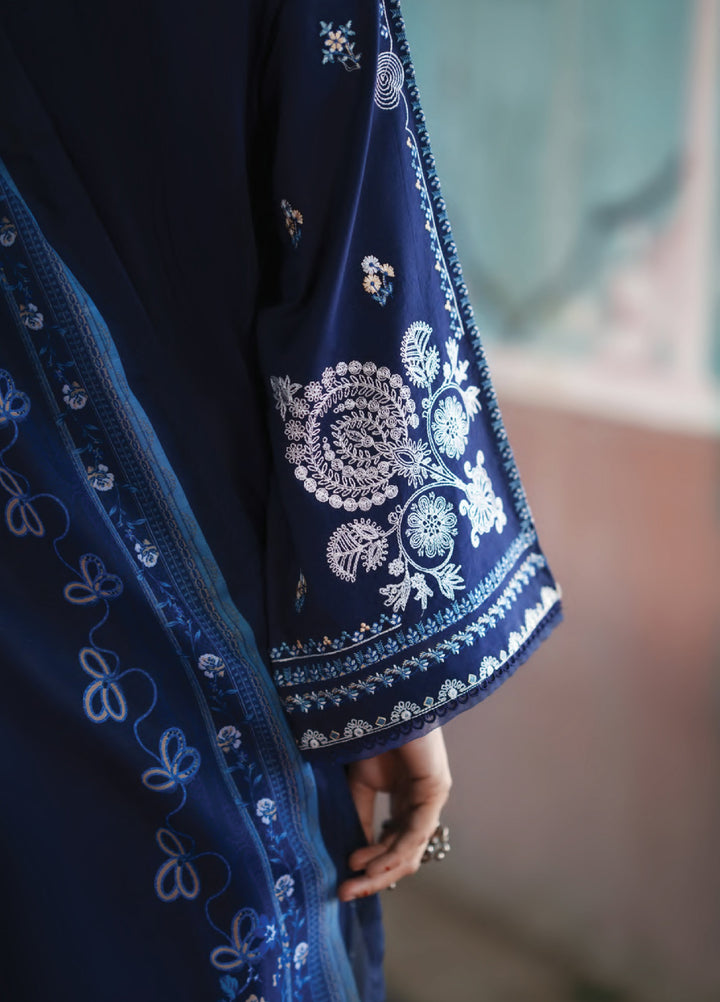 Before Sunset by Casual Lite RTW Embroidered Cotton Lawn 3 Piece Suit CL26PBS Azure Bloom - Casual Collection