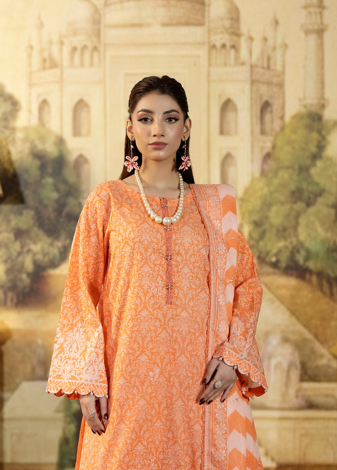 Regalia Textile Unstitched Embroidered Lawn 3 Piece Suit RG26EUS D-8 - Summer Collection