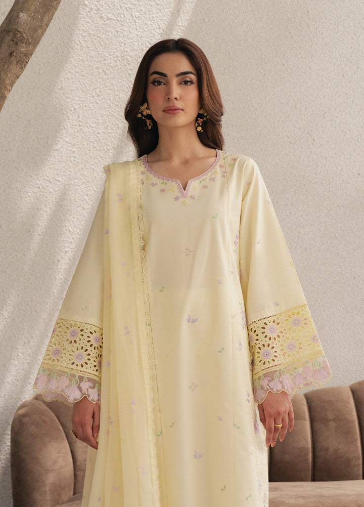 Eclat Premium by Seran Unstitched Embroidered Lawn 3 Piece Suit SN26ULE Lumea D-05 - Summer Collection