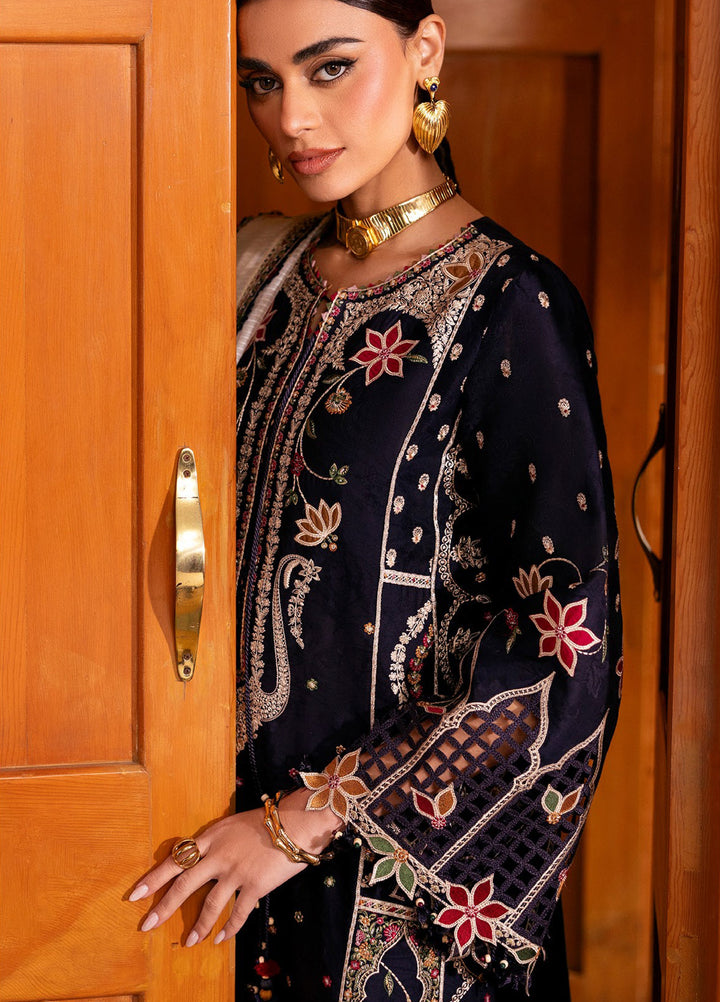Shahkaar by Jazmin Unstitched Embroidered Lawn 3 Piece Suit JZ26USE SL26-D07 - Eid Collection