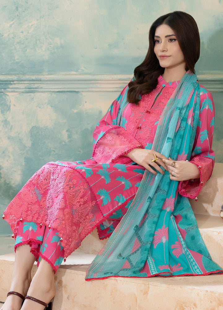 Salina by Regalia Textiles Unstitched Embroidered Lawn 3 Piece Suit RG26USVII D-5 - Summer Collection