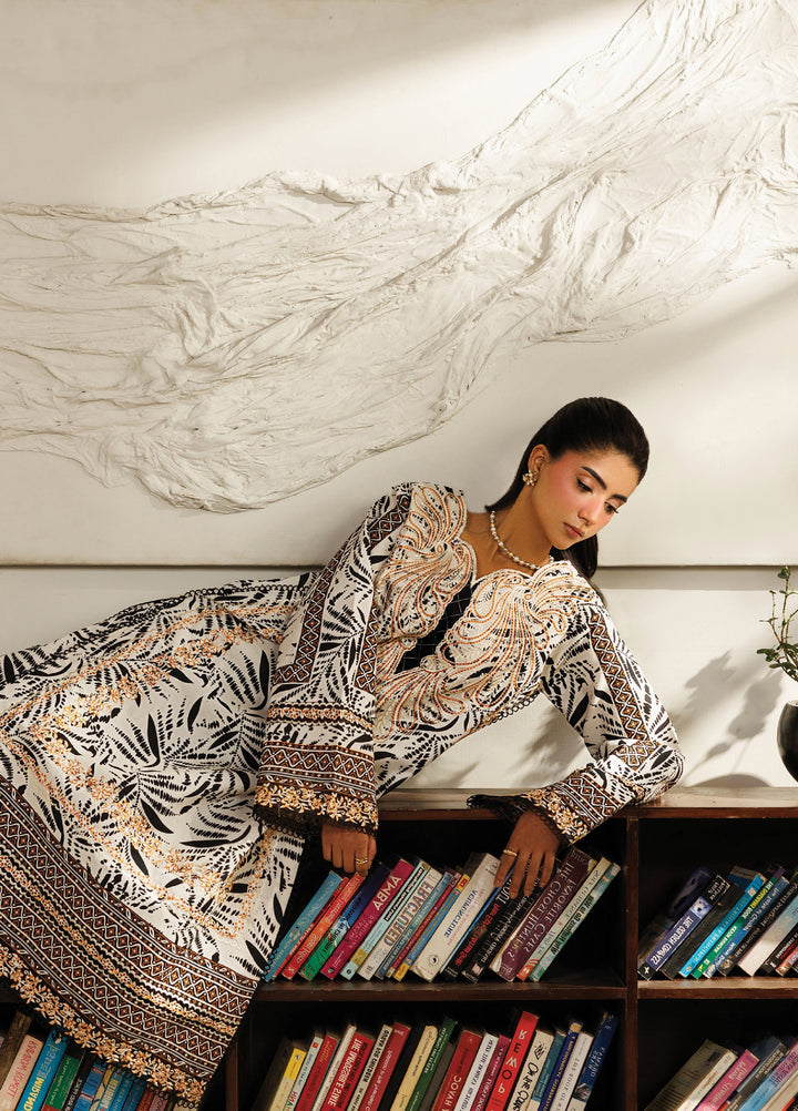 Leila by Mahnur Unstitched Embroidered Lawn 3 Piece Suit MN26ULL L-08 - Summer Collection