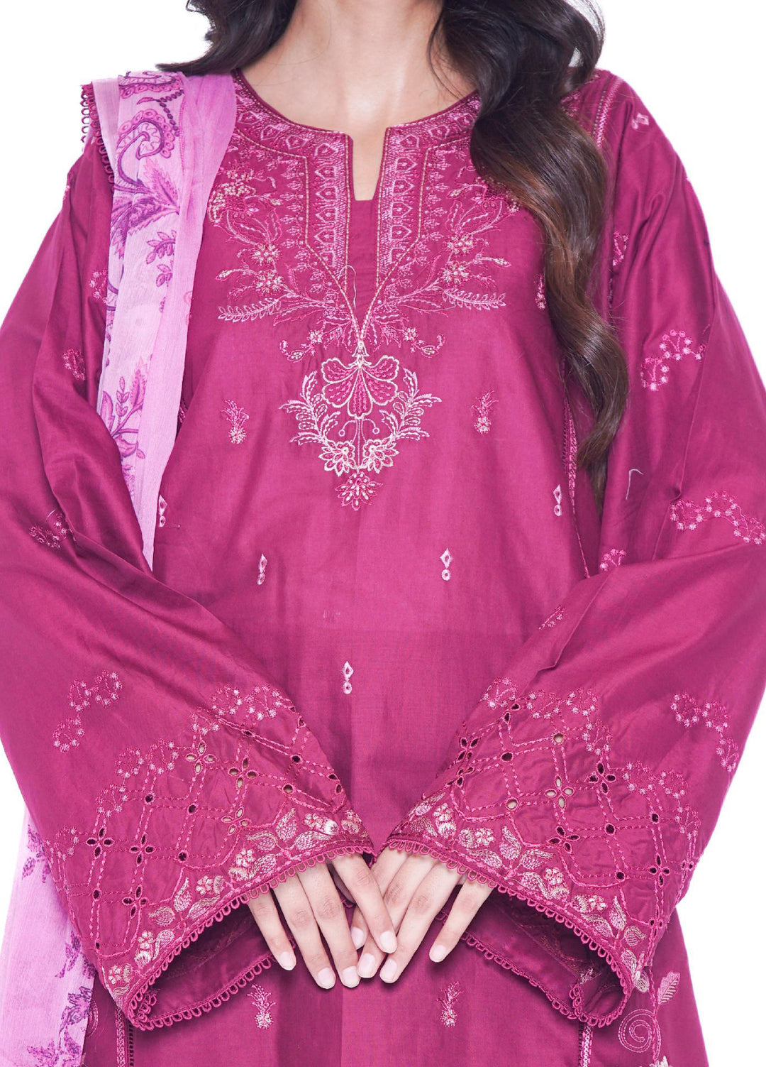 Ileen by naba bilal RTW Embroidered Lawn 3 Piece Suit IN26REL Aira - Casual Collection