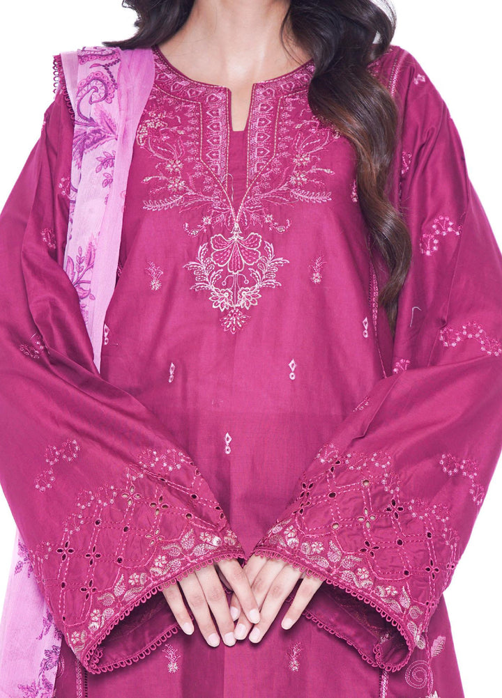 Ileen by naba bilal RTW Embroidered Lawn 3 Piece Suit IN26REL Aira - Casual Collection