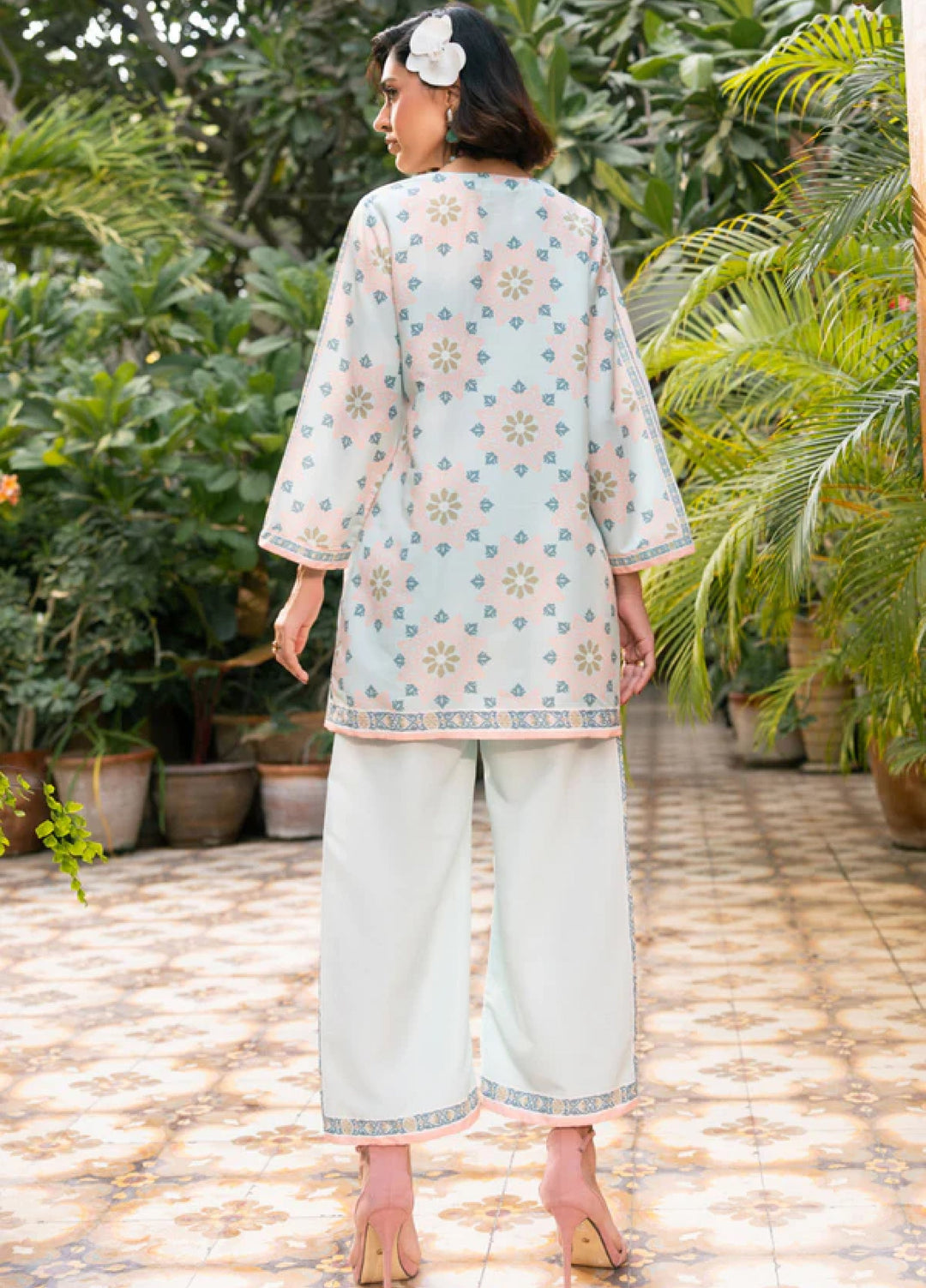 Nairah Women Pret Printed Arabic Lawn Suit NAH26PN Luna - Spring Collection