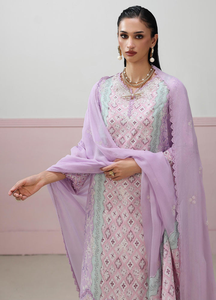 Q Prints by Qalamkar Unstitched Printed Lawn 3 Piece Suit QLK26UQL Josee QQP-10 (A) - Summer Collection