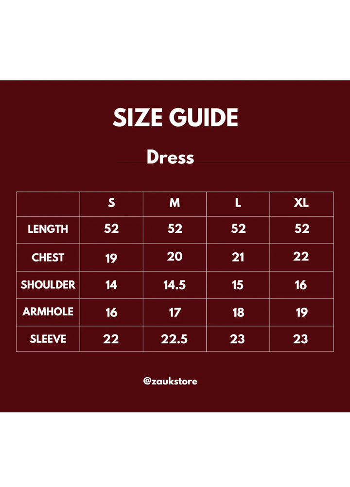 Zauk Pret Casual Wear Crepe 1 Piece French Navy - Casual Collection Maxi Dress
