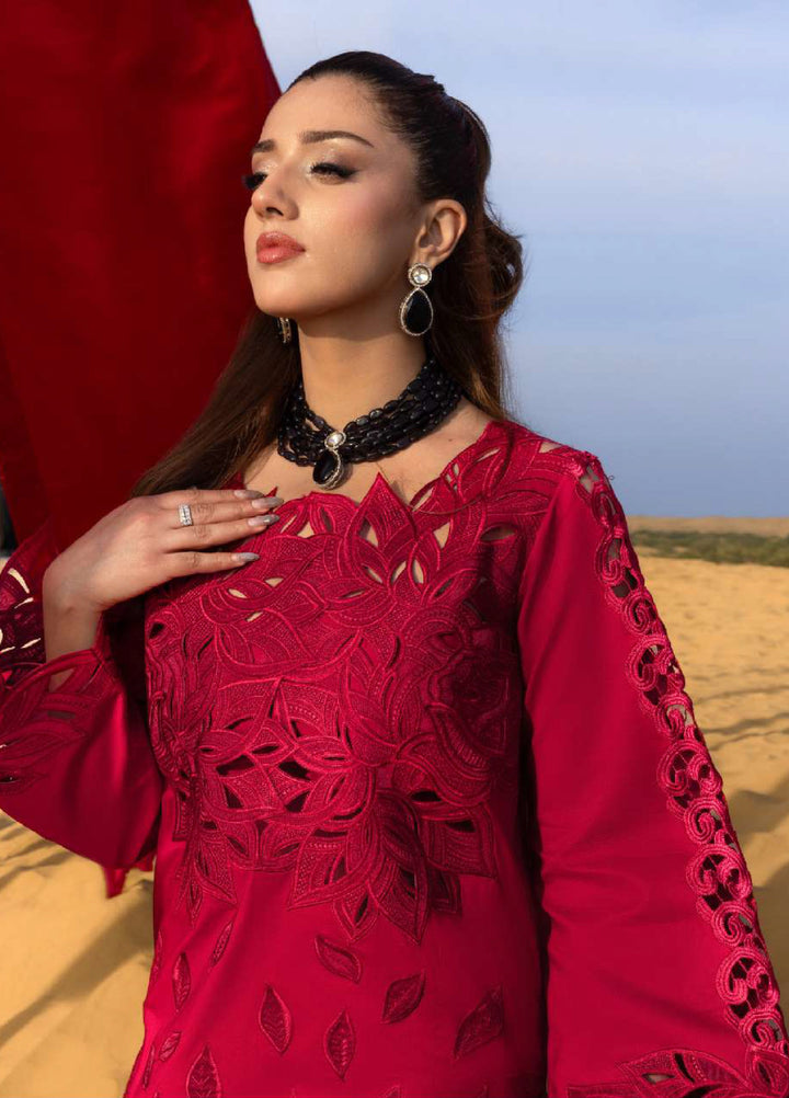 Rang Rasiya Premium Unstitched Embroidered Lawn 3 Piece Suit RR26UP D-12 Rameen - Festive Collection