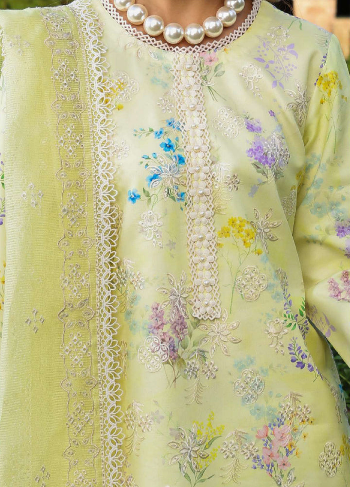 Florence by Rang Rasiya Unstitched Embroidered Lawn 3 Piece Suit RR26UFL Misha - Summer Collection