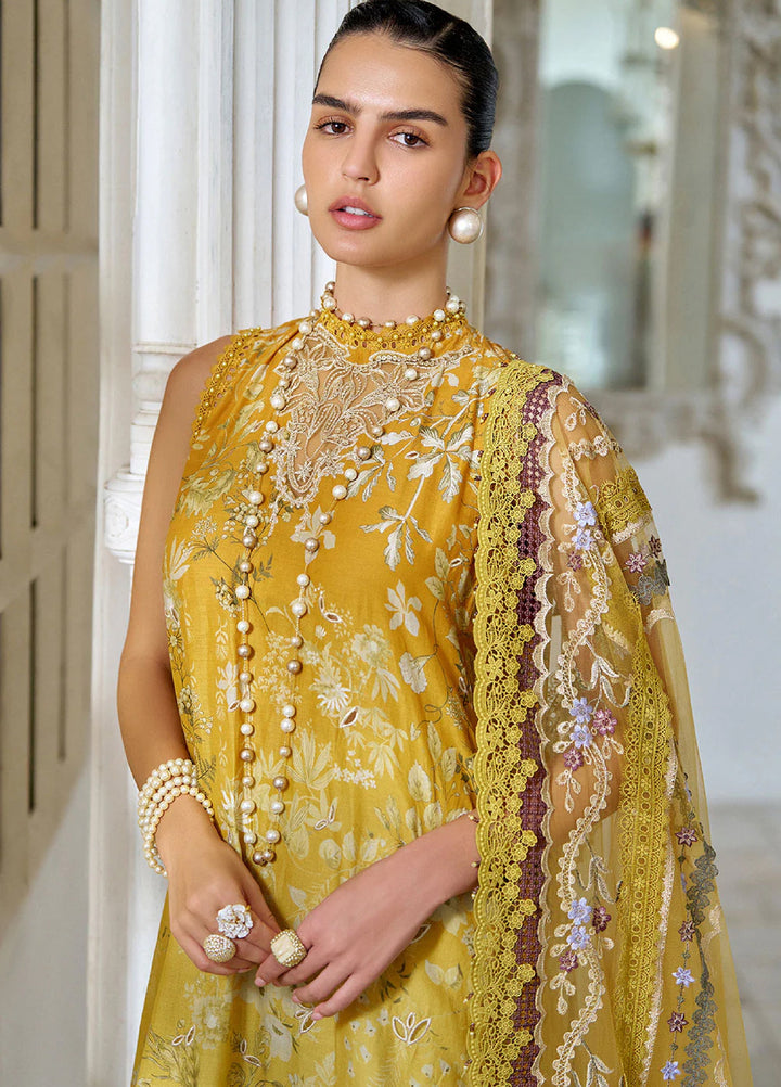 Sobia Nazir Unstitched Embroidered Luxury Lawn 3 Piece Suit SN26ULE D-12 B - Eid Collection