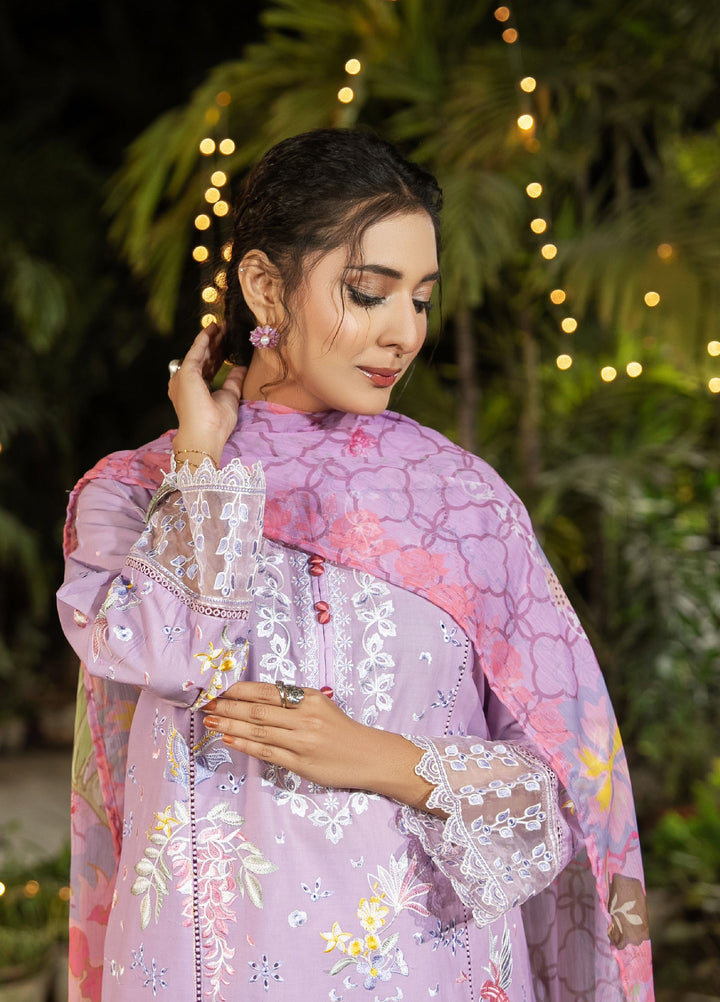 Dhaga Women RTW Embroidered Cotton 3 Piece DHG26PCN Elara - Eid Collection