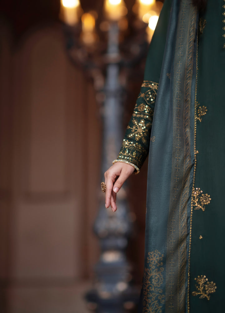 Darbar by Casuallite Pret Embroidered Silk Viscose 3 Piece Suit CSL26PDD-03 - Festive Collection