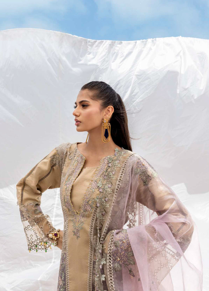 Mahiymaan by Al Zohaib Unstitched Embroidered Luxury Lawn 3 Piece Suit AZ26UM D-12 - Festive Collection