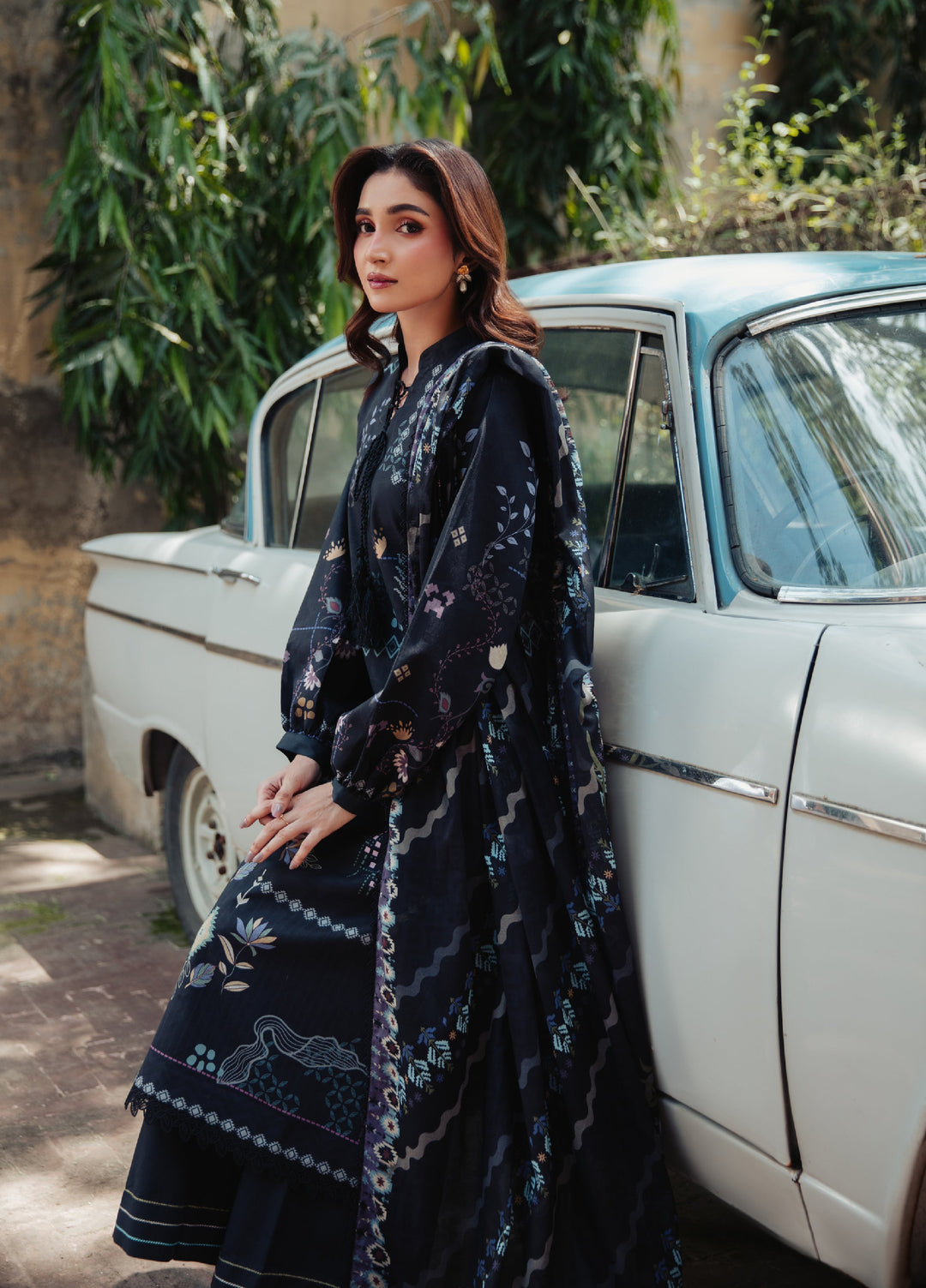 Zync by Florent Unstitched Printed Lawn 3 Piece Suit FL26ULE FZ-2 - Eid Collection