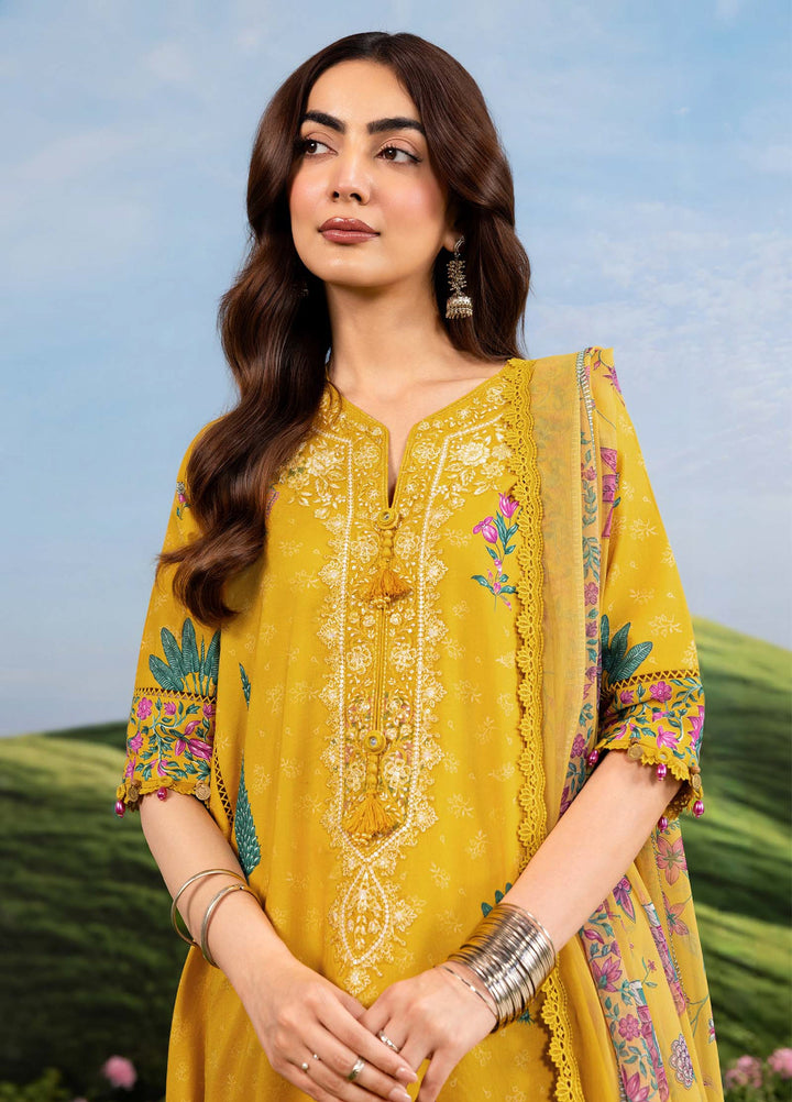 M Basics by Maria B Unstitched Embroidered Lawn 3 Piece Suit MB26SSEL MB-CUSV14-03A - Eid Collection