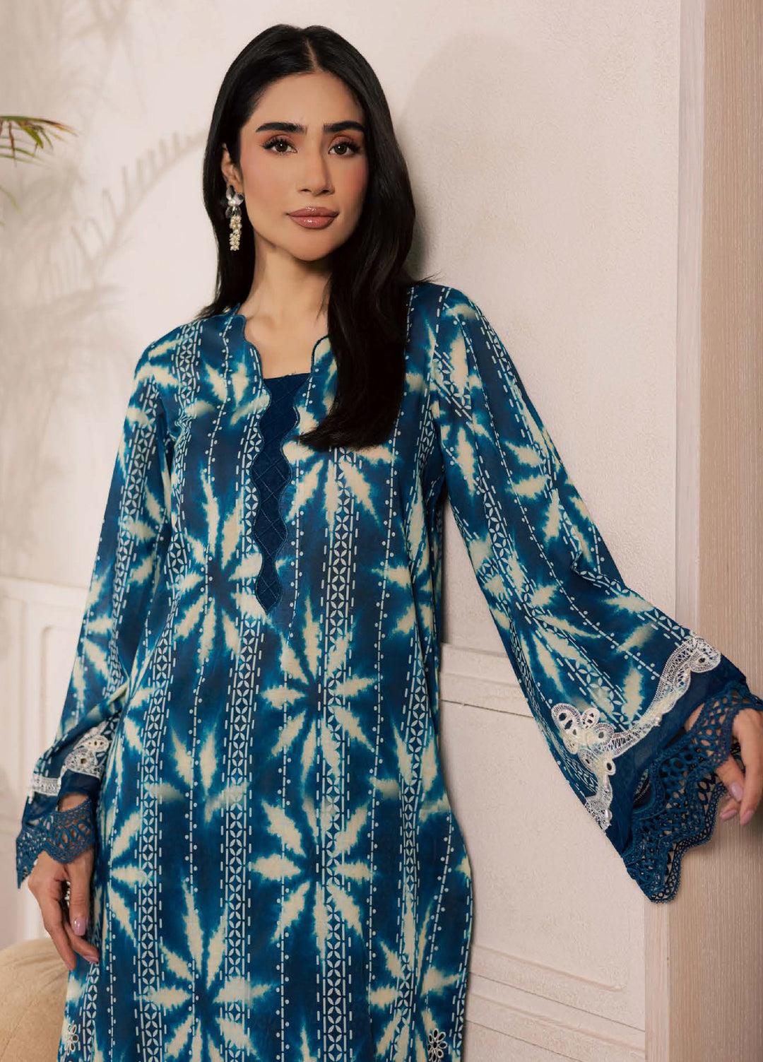 Ballerina by Nureh Unstitched Chikankari Embroidered Lawn 2 Piece Suit NU26UBCL NU2-207 - Summer Collection