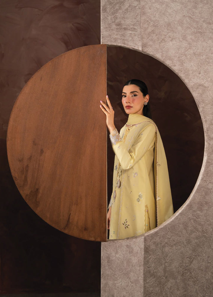 Seran Unstitched Embroidered Lawn 3 Piece Suit SN26ULLE Seyra D-08 - Eid Collection