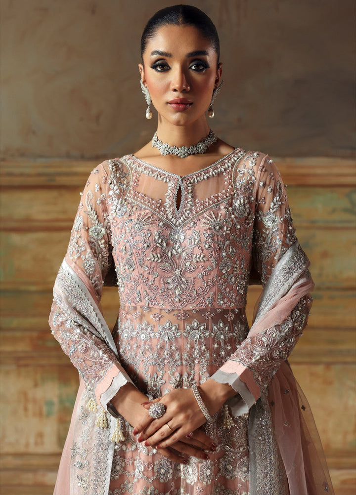 Zyra Unstitched Embroidered Net 3 Piece Suit ZY26UW D-1 Sarosh - Wedding Collection