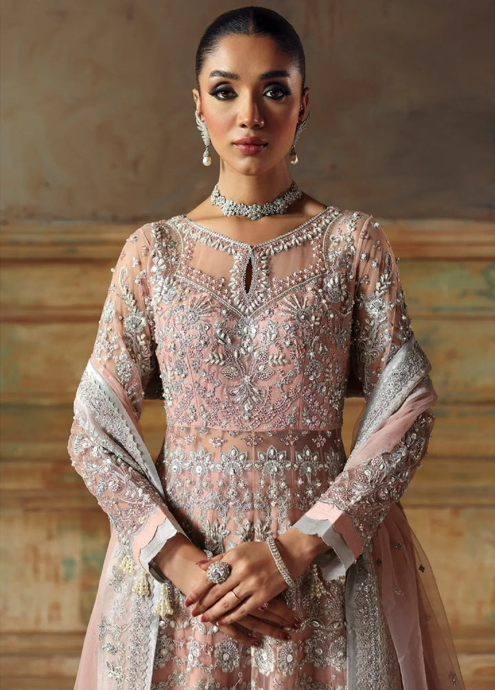 Zyra Unstitched Embroidered Net 3 Piece Suit ZY26UW D-4 Glamorous - Wedding Collection